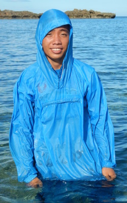 wet anorak skyblue adventure swimming mindoro